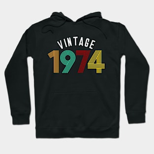 50 Year Old Vintage 1974 Limited Edition 50th Birthday Hoodie